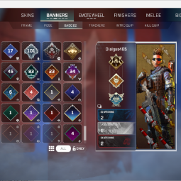 [Apexレジェンド] [ EA APP]丨400 LV + BP 4 & 5 + 38 伝説 スキン + 5K レジェンド トークン + 700 クラフト素材丨FULLEメールアクセス 1